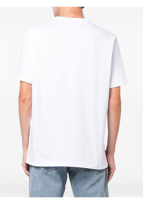 T-shirt con logo One Star in bianco Golden goose - uomo GOLDEN GOOSE | GMP01220P00059310364